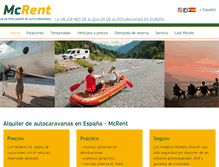 Tablet Screenshot of mc-rent.es